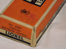 Load image into Gallery viewer, Lionel 4357 SP Caboose for the ELECTRONIC CONTROL Set BOXED CLEAN AS YOU&#39;LL FIND

