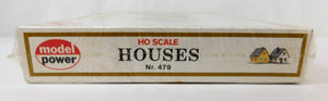Model Power 479 HO Scale Two Houses building kit Factory Sealed EasyBuild SEALED