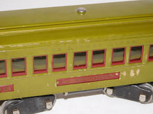 Load image into Gallery viewer, Lionel 347 Set #8 Standard gauge passenger Olive 337 338 1920s Maroon Trim BOXED
