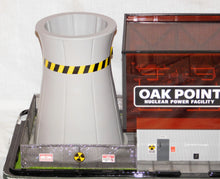 Load image into Gallery viewer, Menards 279-4433 Oak Park Nuclear Power Facility Plant O gauge Atomic Red LEDs
