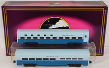Load image into Gallery viewer, MTH 20-6118 Santa Fe Blue Goose 4Car 60' Streamline Passenger Set 15" Alumnum C7
