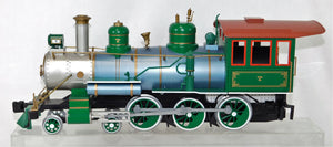 Bachmann G Gauge ATSF #7 Steam Engine &Tender Radio Control Santa Fe + Remote 2-6-0