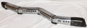 Lionel Prewar FLYING YANKEE set 616 617x2 618 Chrme articulated streamliner Runs