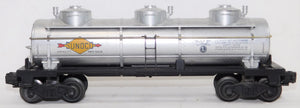 Lionel 6415 Sunoco 3 Dome Tank Car 1953-55 6600 gal diecast trucks EARLIEST version