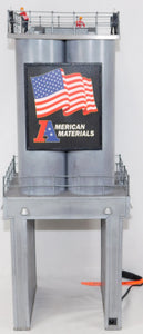 Menards 279-4434 American Materials Plant O gauge lighted animated signs cement