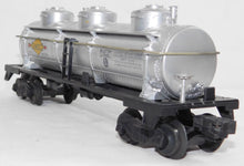 Load image into Gallery viewer, Lionel 6415 Sunoco 3 Dome Tank Car 1953-55 6600 gal diecast trucks EARLIEST version
