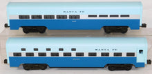Load image into Gallery viewer, MTH 20-6118 Santa Fe Blue Goose 2 Car 60' Streamline Passenger Set 15" Alumnum C7

