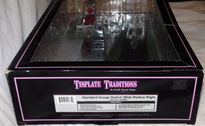 MTH 10-4003 Standard Gauge Lionel 223w 72" Wide Radius Remote Switch Right Hand