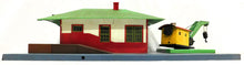Load image into Gallery viewer, American Flyer 612 O Mystic Station w/ Operating Crane BROWN platform 1940s O/S

