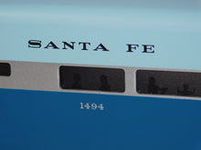 Load image into Gallery viewer, MTH 20-6118 Santa Fe Blue Goose 4Car 60' Streamline Passenger Set 15" Alumnum C7
