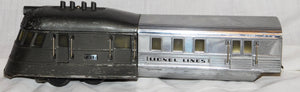 Lionel Prewar FLYING YANKEE set 616 617x2 618 Chrme articulated streamliner Runs