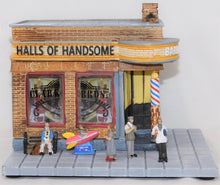 Load image into Gallery viewer, Menards 279-8488 Halls of Handsome BarberShop O gauge lighted + 6 figures barber
