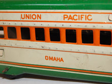 Load image into Gallery viewer, Marx M10005 Union Pacific passenger Set Green Cream Streamline UP windUp +USRPO
