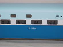 Load image into Gallery viewer, MTH 20-6118 Santa Fe Blue Goose 2 Car 60' Streamline Passenger Set 15" Alumnum C7
