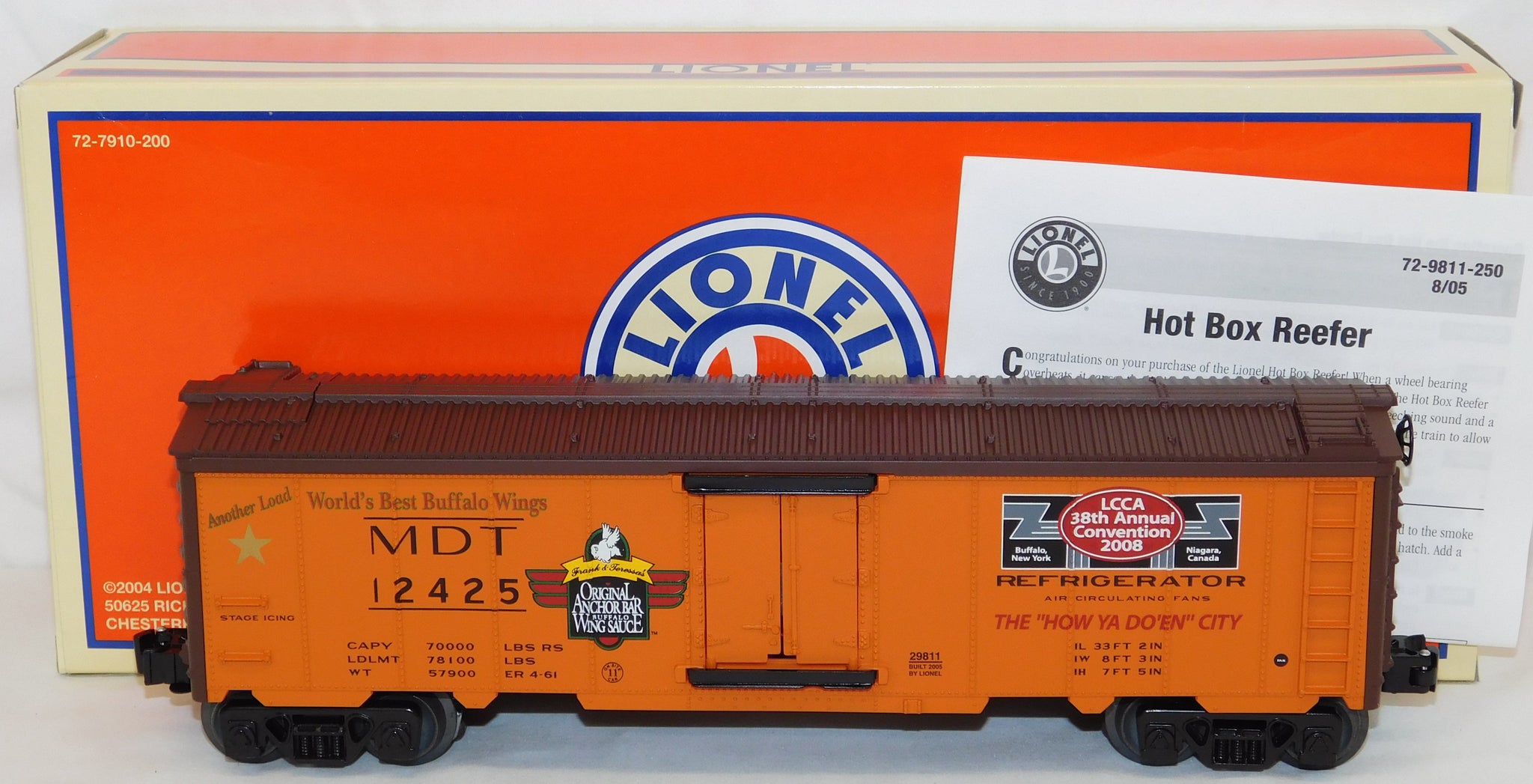 Lionel New Haven dairy refrigerated sold boxcar