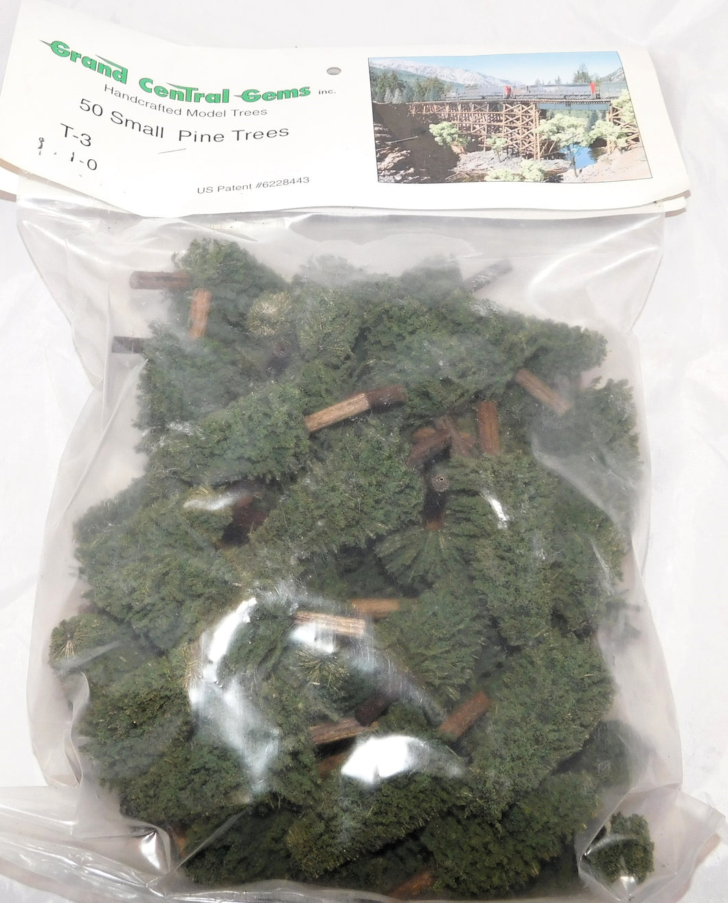 Grand Central Gems #T-3 Scenery 50 Small Pine Trees All Scale 3