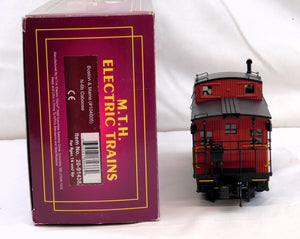 MTH 20-91438 N-6b Caboose Boston & Maine #104605 Premier O scale B&M lighted