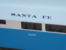 Load image into Gallery viewer, MTH 20-6118 Santa Fe Blue Goose 2 Car 60' Streamline Passenger Set 15" Alumnum C7
