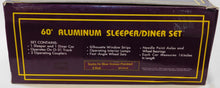 Load image into Gallery viewer, MTH 20-6118 Santa Fe Blue Goose 2 Car 60' Streamline Passenger Set 15" Alumnum C7
