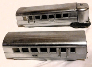 Lionel Prewar FLYING YANKEE set 616 617x2 618 Chrme articulated streamliner Runs