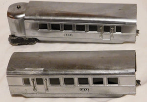 Lionel Prewar FLYING YANKEE set 616 617x2 618 Chrme articulated streamliner Runs