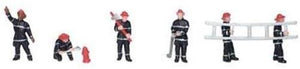 Lifelike 1631 Walthers SceneMaster HO Scale FigureSet Firefighters Firemen train