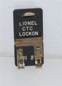 Lionel Trains CTC Lock On for your 3 rail tubular track vintage power to track C-6