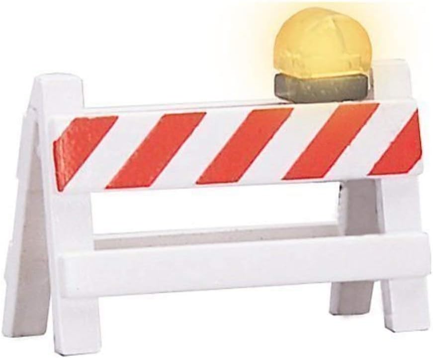 MTH 30-1102 Flashing Barricades Set of 4 Operating Street Accessory O Gauge New