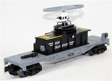 Load image into Gallery viewer, MTH Trains 30-7658 Flatcar with Operating Helicopter C-9 O gauge MTH Transport
