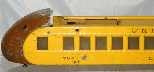 Lionel 754 Union Pacific Observation Shell Prewar articulated streamliner Portland
