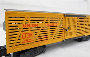 American Flyer 24076 Union Pacific Cattle Stock Car BOXED and CLEAN! postwar KNUCKLE