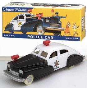 Dimestore Dreams 20030 Police car 1:43 streamlined plstGreat O Gauge load C-10