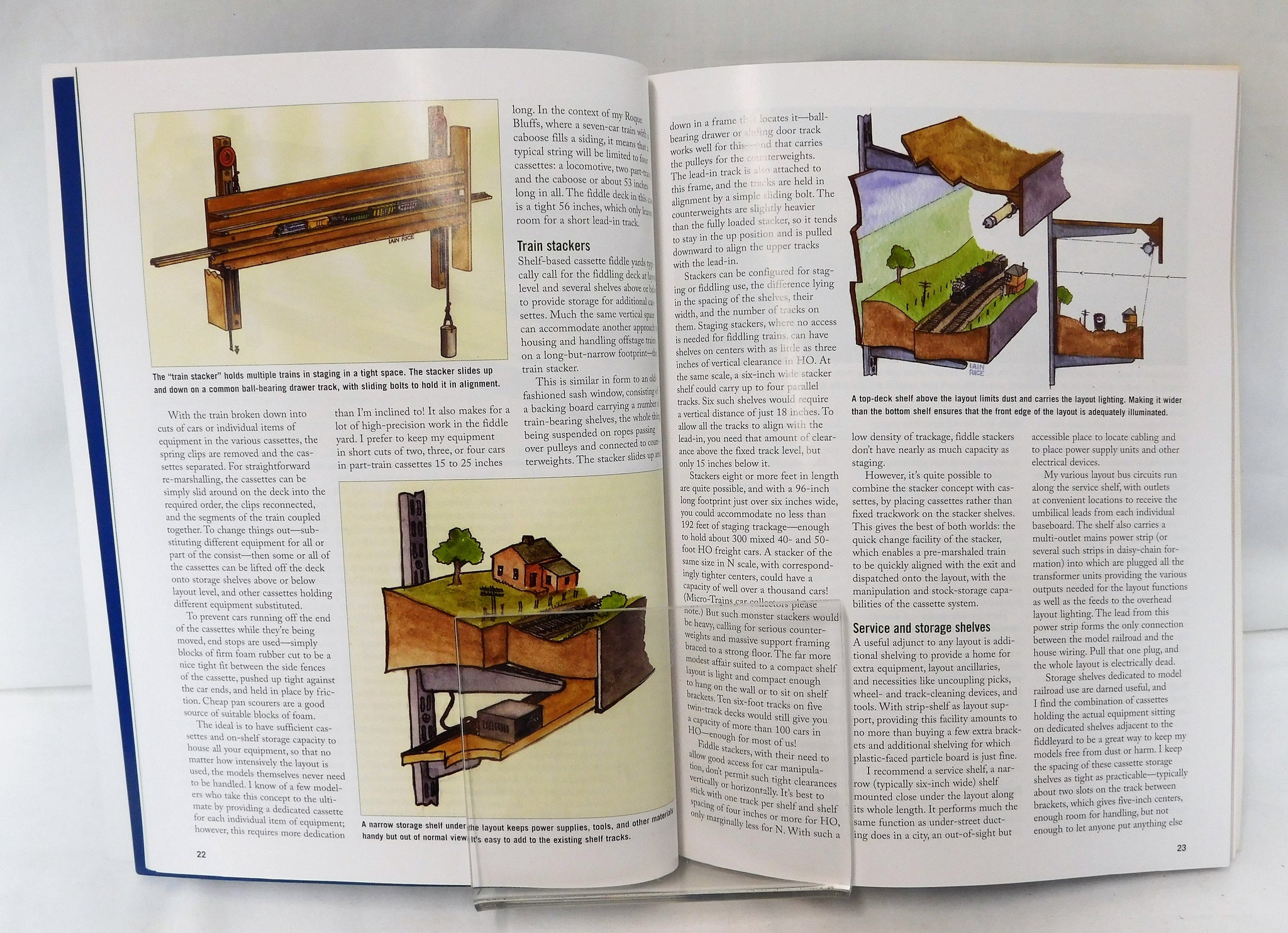 Shelf Layouts for Model Railroads How-to Guide Book Iain Rice N & HO S ...