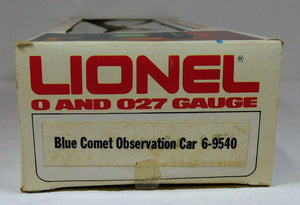 Lionel 9540 Blue Comet Tempel Observation Car Jersey Central Heavyweight Boxd C7
