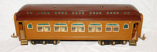 Load image into Gallery viewer, Lionel 431 Dining Car State Two Tone Brown Standard Gauge Passenger 12whl Restrd
