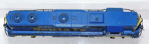 Atlas 7021 Santa Fe 3560 GP-40 Diesel Engine blue runs HO scale in 7031 box