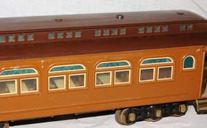 Lionel 431 Dining Car State Two Tone Brown Standard Gauge Passenger 12whl Restrd
