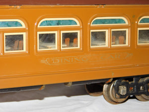 Lionel 431 Dining Car State Two Tone Brown Standard Gauge Passenger 12whl Restrd