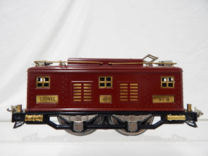 Lionel Trains #8 Standard Gauge Electric Engine NYC Maroon / Brass 1925-26 Pro Repaint