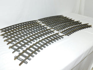 Aristocraft 10 sections Curved Track Brass Rail G Gauge 600mm Radius 4' curves