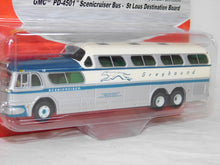 Load image into Gallery viewer, HO Mini Metals Greyhound Bus 1/87 Classic Metal Works 33104 GMC PD 4501 St Louis
