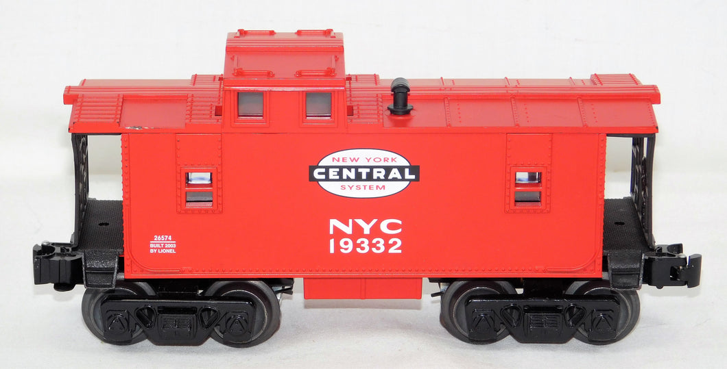 Lionel Trains 6-26574 New York Central Railroad lighted red caboose O/027 NYC