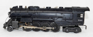 Lionel 736 Berkshire 2-8-4 steam engine & 2671WX whistling 12 wheel tender 1953