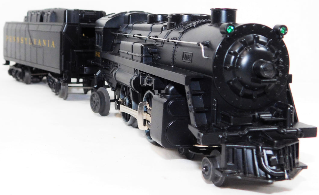 Lionel Pennsylvania Railroad Steam Engine & tender 4-4-2 Smoke Reverse 1645 PRR