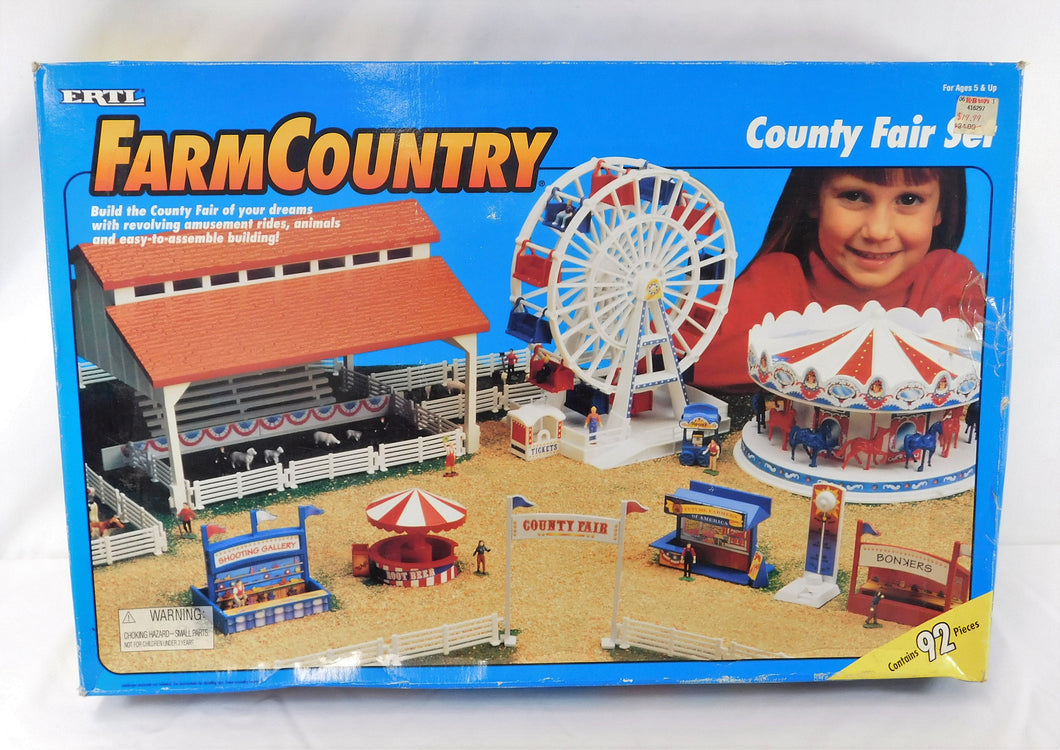 Ertl 4443 Farm Country County Fair Set 92pc 1/64 NIB Toy 1997 C-9 O/S sealed HTF