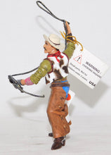 Load image into Gallery viewer, Papo 836 Cowboy with Lasso Figure 2002 out of production Rodeo Old West figurine
