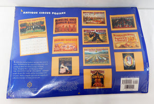 1997 Antique Circus Poster Calendar Ringling Brothers Barnum & Bailey C-8 unopen