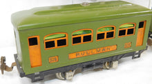 Load image into Gallery viewer, Lionel 529 529 530 Prewar Passenger Coaches Olive Green 1920s Nice restorations
