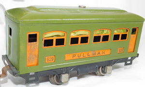 Lionel 529 529 530 Prewar Passenger Coaches Olive Green 1920s Nice restorations