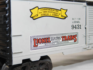 Lionel Trains 9431 Joshua Lionel Cowen 100th Anniversary Bda Boxcar PREWAR Years